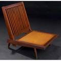 George nakashima walnut cushion chair with newlycovered cushions over the original fabric 30 12 x 23 34 x 31
