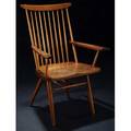 George nakashima walnut new chair with arms marked with clients name 39 x 24 12 x 20