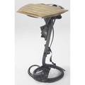 Albert paley lectern with bronze top on forged and welded steel base signed paley 1990 36 x 46 x 24