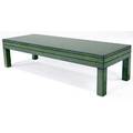 Billy haines long coffee table in verdigris finish provenance original interior design for jack warners los angles home 15 x 60 x 22