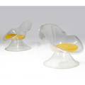 Erwin and estelle laverne pair of daffodil lucite lounge chairs from the invisible group series with yellow seat pads 29 12 x 35 14 26 14