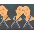 Alex katz american b 1927 the grey ribbon from alex and ada the 1960s to the 1980s 1990 screenprint in colors signed and numbered ap 930 27 12 x 36 sheet printer styria studio ne