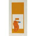 Robert motherwell american 19151991 harvest with leaf summer light series 1973 lithograph in colors with collage framed signed and numbered 1854 35 12 x 18 sheet publisher gemini g