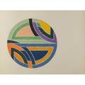 Frank stella american b 1936 sinjerli variation ii 1977 offset lithograph and screenprint in colors framed signed dated and numbered 28100 32 x 42 12 sheet publisher petersburg pres