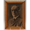 George cartlidge photographic tile of president woodrow wilson framed impressed portrait of president woodrow wilson geo cartlidge sculpt 1916 tile 8 12 x 6