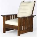 Gustav stickley morris chair no 332 with its original dropin spring seat branded mark 41 34 x 30 34 x 38 14