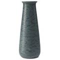 Marblehead early and unusual tall tapered vase covered in a bluegreen feathered glaze incised m with seagull mark 13 12 x 5