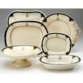 Roycroft six seving platters by buffalo china designed by dard hunter all marked with orb and cross and buffalo stamp