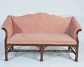 Chinese Chippendale Style Settee