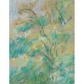 Max liebermann german 18471935 sketch of a treetop wannseegarten ca 1928 pastel on paper framed signed 11 14 x 8 58 sight note this pastel most likely depicts a tree in liebermann