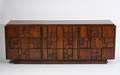 A Lane Brutalist Style Nine Drawer Dresser