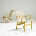 Bruno mathsson dux pair of eva armchairs stamped bruno mathsson dux 32 x 23 12 x 27