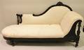 Pair of Carved Rosewood Chaise Lounges