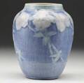 Sadie irvine newcomb college vase with pink and yellow blossoms 1928 nc si jh 181 ri28 6 x 4 34