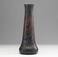 Elizabeth lincoln rookwood tall decorated mat vase 1921 stamped flame markxxi807lnl 13 12 x 5
