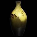 Kataro shirayamadani rookwood standard glaze vase incised with geese 1898 flame mark745ajapanese cipher 11 x 5