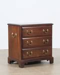 A Petite Three Drawer Mahogany End Table