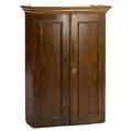 Rosewood hanging cabinet with fitted interior 19th c 38 x 27 x 10 12