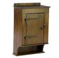 Hanging corner cabinet 19th c attributed to ephrata cloisters pennsylvania 29 14 x 19 12 x 10 12