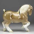 Rare boehm porcelain percheron 1950 no rpg 30502 approx five were made sold together with boehm porcelain book 8 14 x 12