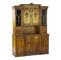 French art nouveau twopiece breakfront ca 1900 95 x 64 12 x 23 12