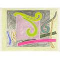 Frank stella american b 1936 albatross from the exotic bird series 1977 lithograph and screenprint in colors framed signed dated and numbered ap xii 33 78 x 45 78 sheet printer