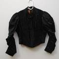 Victorian Mourning Jacket w Waltham Pocket Watch