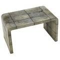 Style of jean michel frank low table with patchwork shagreen covering provenance sothebys sale of october 27 1995 property from the collection of robert h metzger lot 81 14 x 23 x 14