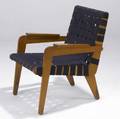 Klaus grabe armchair with black cotton webbing 31 x 24 34 x 28
