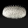 Venini polyhedron clear glass chandelier 15 x 48 dia