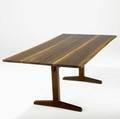 George nakashima trestle dining table the freeedge top with three rosewood butterfly keys provenance available 29 x 72 x 37 12