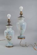 Pair of Glass Lamps