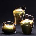 Roseville rozane three jugs painted with berries 6 12 6 and 4 two marked