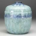 Roseville turquoise imperial ii 7 12 vase unmarked