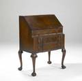 Georgian desk mahogany slantfront desk 17801800 39 x 27 x 18