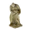 Garden statuary wpa style figural group 20th c 34 x 12 12 sq