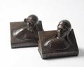1926 Art Deco Dante Meets Beatrice Bookends
