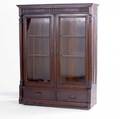 Victorian eastlake twodoor bookcase 19th c 68 12 x 53 x 16