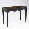 English mixing table base ebonized wood ca 17901810 10 14 x 40 12 x 19 12