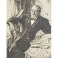 Anders zorn swedish 18601920 pres grover cleveland etching framed signed 8 34 x 6 34 plate caroline armington frenchamerican 18751939 la fleche de sante chapelle paris etch