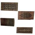 Oriental area rugs four in assorted designs and sizes early 20th c largest 50 x 80