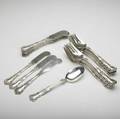Gorham sterling flatware in the buttercup pattern 12 6 14 cakesalad forks 11 6 butter spreaders script monogram c or jc 22 ot