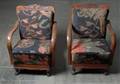 Pair of Turkish Kilim Lounge Chairs