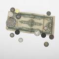 American coins  currency fourteen coins including 1914 gold 2 12 dollar piece 1878 s morgan silver dollar 1858 flying eagle 1923 legal tender one dollar bill