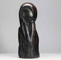 Contemporary carved wood sculpture artist unknown provenance private collection pennsylvania 23 12 high