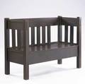 Lifetime cube liftseat hall bench no 510 34 with throughtenon construction paper label 36 x 50 x 20