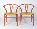 Hans Wegner Wishbone Chairs for Carl Hansen  Son