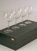 Four4 Gucci Crystal Wine Glasses in Fitted Box