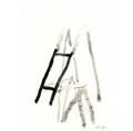 Al taylor american 19491999 two works of art ladders 1987 ink and pencil on paper framed signed and dated 10 38 x 7 34 sheet untitled ink and pencil on paper framed 12 x 9 she