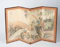 An Asian FourPanel Folding Screen